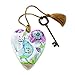 Demdaco Kind in Heart Spring Blossom 4 x 3 Heart Shaped Resin Keepsake Decoration