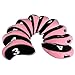 Andux Number Print Golf Iron Club Head Covers with Transparent Window 10pcs/Set