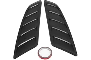 SENYAR for hood vents 2Pcs Car Hood Air Vent,Auto Modification Hood Bonnet Vent Cover with Tape Fit for 2015-2017