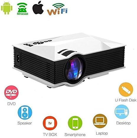 Mengshen® WiFi HD Proyector Portátil Mini LED Projector Digital ...