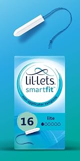Lil-Lets Non-Applicator Lite Tampons 96 (6x16) Light Flow SmartFit view 3