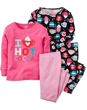 Baby Girls' 4 Piece PJ Set (Baby)