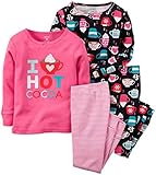 Carter's Baby Girls' 4 Piece PJ Set (Baby)