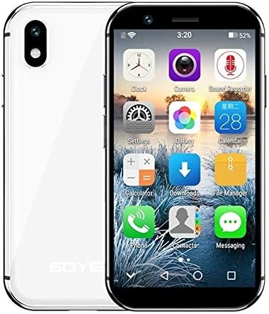 Cell phones SOYES XS, 2GB+16GB, 3.2 inch Android 6.0 MTK6737 Quad Core up to 1.3GHz, Dual SIM, Bluetooth, WiFi, GPS, Network: 4G, Support Google Play (Black) Unlocked Cell Phones ( Color : White )