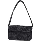 Indian Shelf Premium Handmade Geometric Beaded Bags for Women, Girls - Women Evening Shoulder Purse Black (with Box)