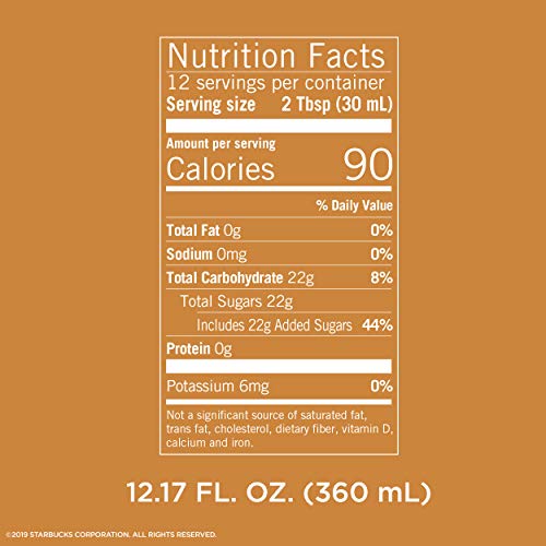 Starbucks Naturally Flavored Coffee Syrup, Caramel, Pack of 4 Pricepulse