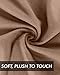Utopia Bedding Fleece Blanket Queen Size Tan Soft Warm Bed Blanket Plush Blanket Microfiber