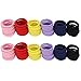 Habibee 120pcs Tiny Baby Girls Elastic Rubber Hair Bands Ouchless Hair Ties Ponytail Holders for Infant Toddlers (120pcs/6 colors)