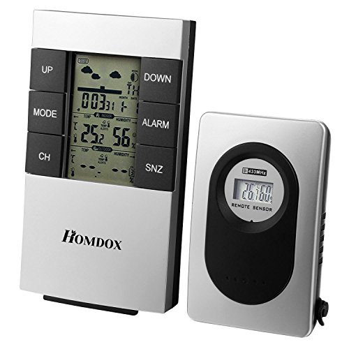 Buy Homdox Weather Station Forecaster Wireless Temperature Thermometer