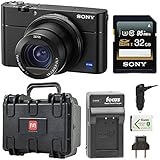 Sony Cyber-Shot RX100 V 20.1 MP Digital Camera w/Hardcase &amp; 32GB SD Card Bundle