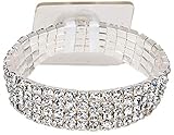 Fitz Design Corsage Bracelet - Rock Candy Dazzle Lawn Garden, White