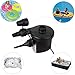 EnTeck Electric Air Pump Inflator Deflator, AC 110-120V Portable Mini Air Compressor with 3 Nozzles for Car, Air Bed, Inflatable Pool, Boat, Sofa, Bathtub and Toys