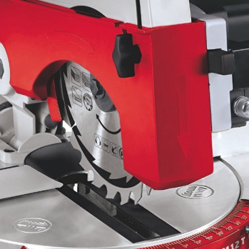 Einhell Kapp-Gehrungssäge TH-MS 2112 T, 1.200 W, Sägeblatt Ø 210 x Ø 30 mm, Drehtisch für Kappsägenfunktion, Sägetisch… – Bild 4