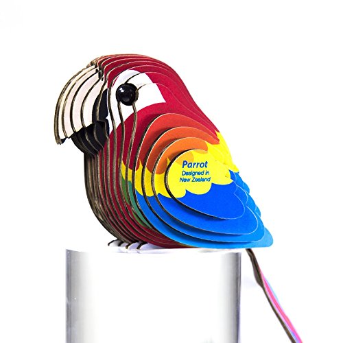 GeoToys Eugy Cardboard Miniatures Kit, Parrot Eugy