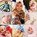 Gacimy Baby Girl Headbands Knotted Hair Bows Nylon Elastic Turban Headwrap Accessories