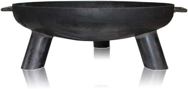Brasero de acero, forma de cuenco redondo, Daytona para barbacoa para