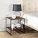 Zinus Dane Modern Studio Collection 20 Inch Square Side / End Table / Night Stand / Coffee Table, Brown primary