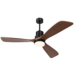 CLUGOJ Ceiling Fans with Lights and Remote, 52-inch
