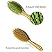 HaloVa Pet Comb, Professional Double Sided Pin & Bristle Bamboo Brush for Dogs & Cats, Grooming Comb Cleans Pets Shedding & Dirt for Short Medium or Long Hair