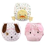Big Elephant Unisex-Baby Toddler 3 Pack Cute Training Pants Underwear Assortment B93 (12-18 Months)