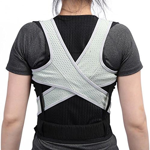 AGE CARE Primate Posture Correction Belt for Women and Men (Black Grey, Medium 63-69 cm)