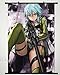 Home Decor Anime Sword Art Online Ⅱ Phantom Bullet Kirigaya Kazuto Sinon Asuna Cosplay 23.6x35.4 Inches -233