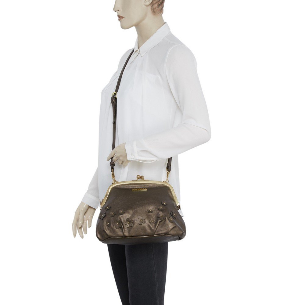 caprese women's satchel (bronze)