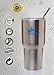 Stainless Steel Vacuum-Insulated commuter Travel 30oz Tumbler Cup W/Spill And Splash Proof Lid HC REFRESH - Keeps Your Drink Cold/Hot - For Camping Beach Office On The Go Two Straws Cleanning Brush
