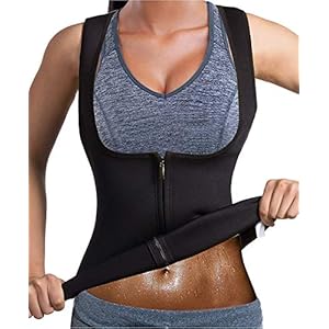 Comprar Bingrong Chaleco Neopreno Sauna Mujer Fajas Reductoras Adelgazantes Mujer Compresion para Adelgazante Sudoración para Deporte Fitness
