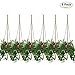 Plant Hanger, Hanging Planter/Plant Holder Indoor Outdoor for Plants, Cotton Rope Plant Hanger Set with Key Ring, Large, 6 Packs, 2 Size