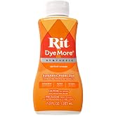 Rit DyeMore 7 Oz. Synthetic Liquid Fiber Dye for Clothing, D&eacute;cor, and Crafts &ndash; Apricot Orange (1 Pack)
