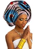 African Show African Print Woemen Head Wrap Ankara Headscarf (Circle)