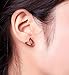 WDSHOW 18k Rose Gold Butterfly Stud Earrings Necklace Set for Women