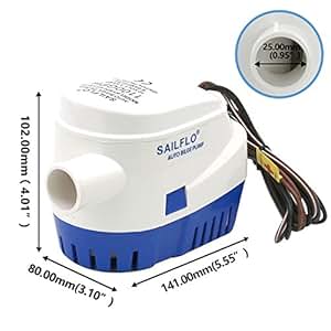 Amazon.com : YopoToys Automatic 1100 GPH 12V Submersible Marine Boat