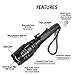 8000 Lumens VIASA X800 XML T6 LED Zoom Tactical Military Flashlight Super Torch Set(Key Chain)