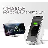Seeglow Wireless Charger, QI Charger, 7.5W Fast Charging Stand for Apple iPhoneX/XS/X Max/XR/8/8 Plus, 10W for Samsung S9/S9+/S8/S8+/Note 9, Qi Certified Charging Pad and All Qi-Enabled Devices