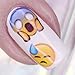 NICOLE DIARY Nail Art Stickers Various Expression Nail Art Decoration NDS-33