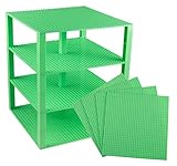 Premium Pastel Green Stackable Base Plates - 4 Pack 10