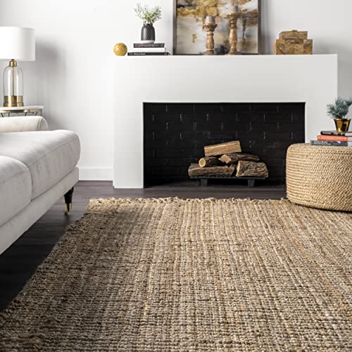 nuLOOM Daniela Farmhouse Chunky Jute Area Rug Pricepulse