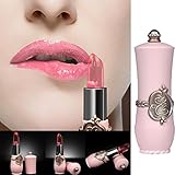 Voberry Cosmetics Long Lasting Lipstick Translucent Moisturize Jelly Lipstick Lip Gloss Lip Balm (Pink )