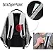 Anti-theft backpack USB port backpack Laptop Backpack (Black)