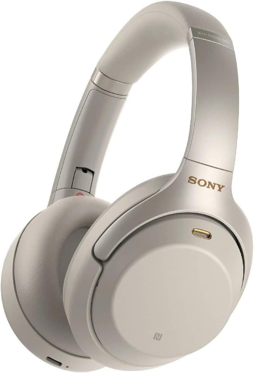 Aiivioll Replacement Ear Pads Protein PU Leather Memory Foam Compatible with Sony WH-1000XM3 Wireless Noise-Canceling Over-Ear Headphones (Silver) - Image 5