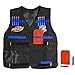 Official Nerf Tactical Vest N-Strike Elite Series Includes 2 Six-Dart Clips and 12 Official Nerf Elite Darts For Kids, Teens, and Adults (Amazon Exclusive) primary