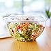 Fit Meal Prep 50 Pack 32 oz Disposable Plastic Clear Salad Bowls with Airtight Lids - To Go for Lunch, Takeout, Party, Catering, Picnic