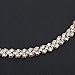 Oksale Women Fashion Roman Style Crystal Diamond Bangle Bracelets Elegant Charm Rhinestone Bracelets Gifts (Rose Gold)
