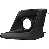 omoZone Front Bumper Fog Light Bezel Cover Left Driver Side Lamp Panel Trim with Fog Light Hole Black Compatible with 2018-2020 Subaru Crosstrek Replaces 57731FL092 SU1038121