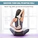 2 PACK Yoga Exercise Adjustable Straps 8Ft | BONUS eBook | with Durable D-Ring For Pilates & Gym Workouts | Hold Poses, Stretch, Improve Flexibility & Maintain Balance