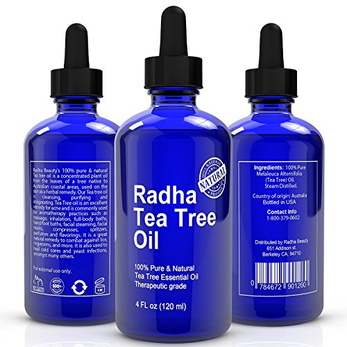 Tea Tree Oil 120 Ml Original Best Organic Tea Tree Oil Cure for Facial