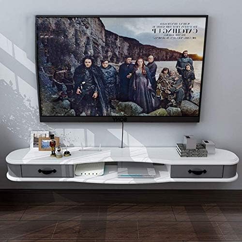 フローティングテレビユニットtvマウントスタンド壁掛けエンターテインメントラックフローティングdvdラックtv キャビネットwifiルーターシェルフセットトップボックスブラケットtvコンソールシェルフ カラー A サイズ 1cm 130cm B 春の新作