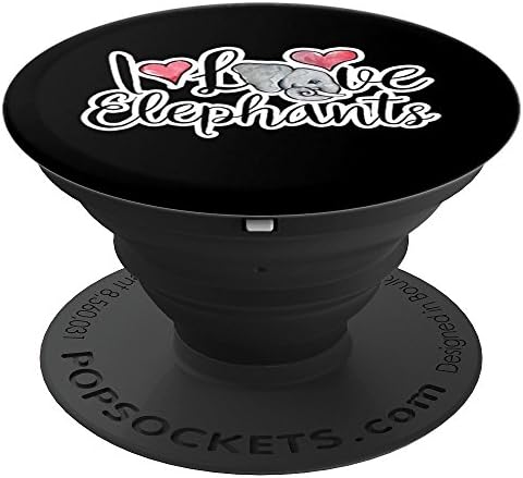 I love elephants design - PopSockets Grip and Stand for Phones and Tablets